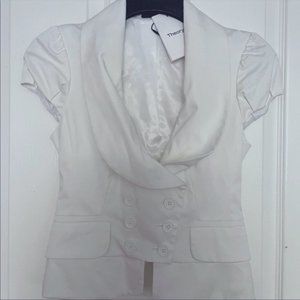 NWT Theory Shrunken Jacket - White Blazer 4